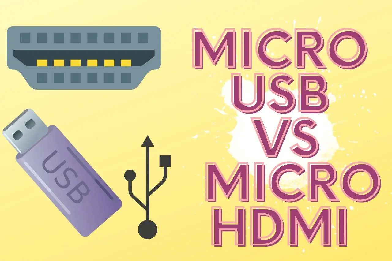 Micro USB vs Micro HDMI