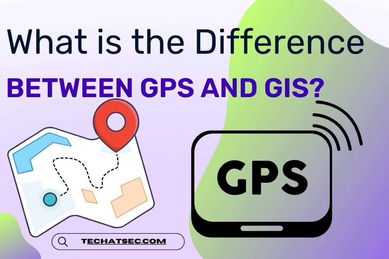 difference between gps and gis